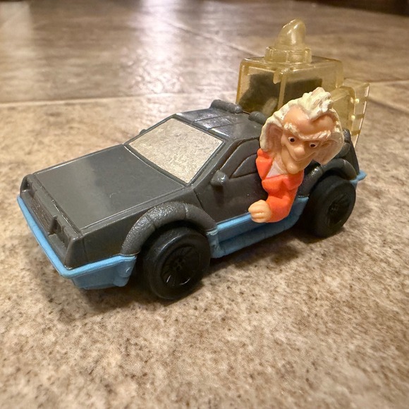 Vintage 1991 Back To The Future McDonald's Toy DeLorean Dr Emmett Brown